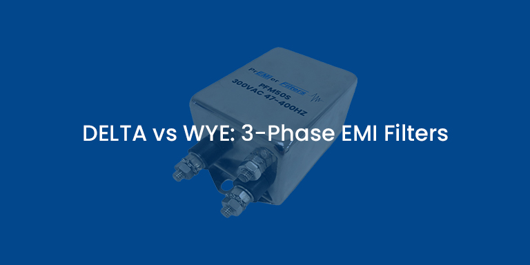 DELTA and WYE 3-Phase EMI Power Line Filters