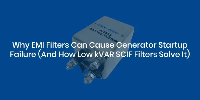 Why EMI Filters Can Cause Generator Startup Failure